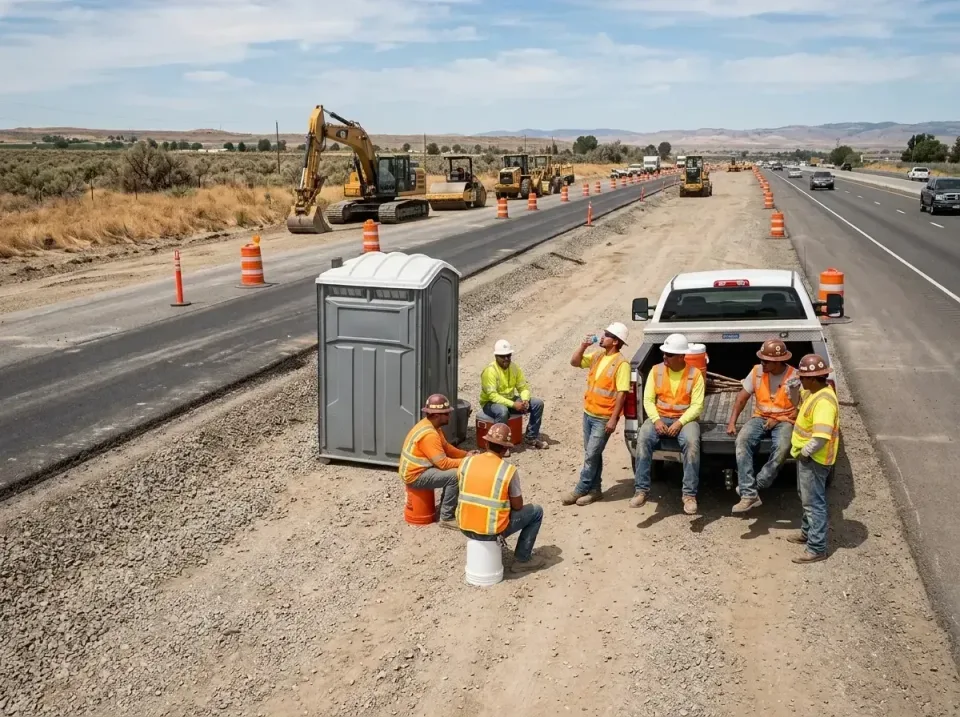 highway-road-construction-crew-007 — frequently asked questions, Porta Potty and Restroom Rentals in Summersville, WV